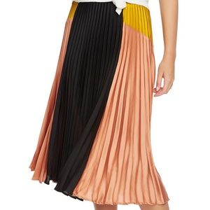 1. State Pleated Midi Skirt